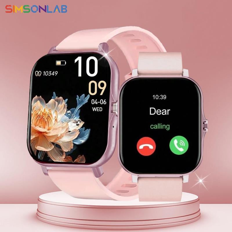 Sport Tracking Smartwatch - The Ultimate Gadget for Sports, BT Calling, Weather Updates, and SIMSONLAB 1.83 Inch HD