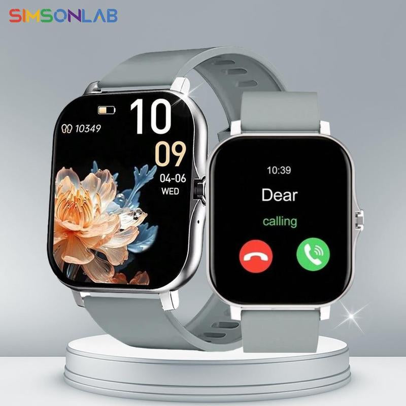 Sport Tracking Smartwatch - The Ultimate Gadget for Sports, BT Calling, Weather Updates, and SIMSONLAB 1.83 Inch HD