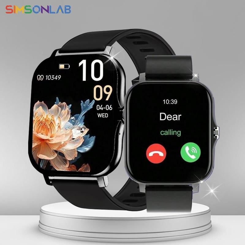 Sport Tracking Smartwatch - The Ultimate Gadget for Sports, BT Calling, Weather Updates, and SIMSONLAB 1.83 Inch HD