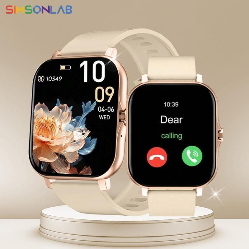 Sport Tracking Smartwatch - The Ultimate Gadget for Sports, BT Calling, Weather Updates, and SIMSONLAB 1.83 Inch HD