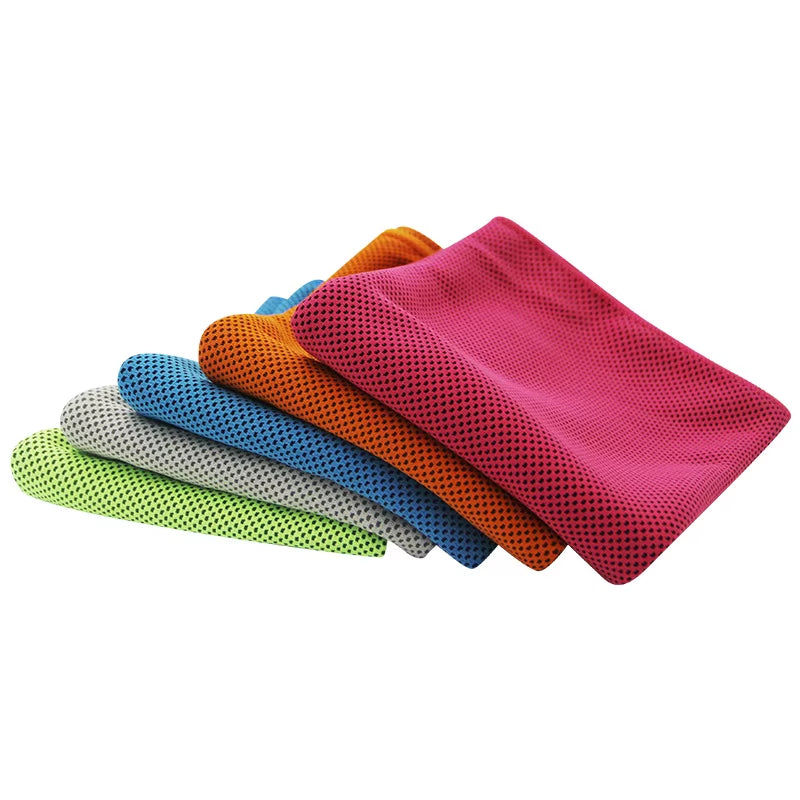 Cooling Microfiber Towel for Sports and Outdoor Activities – Ultimate Quick-Dry Yoga and Gym Towel for Summer Comfort